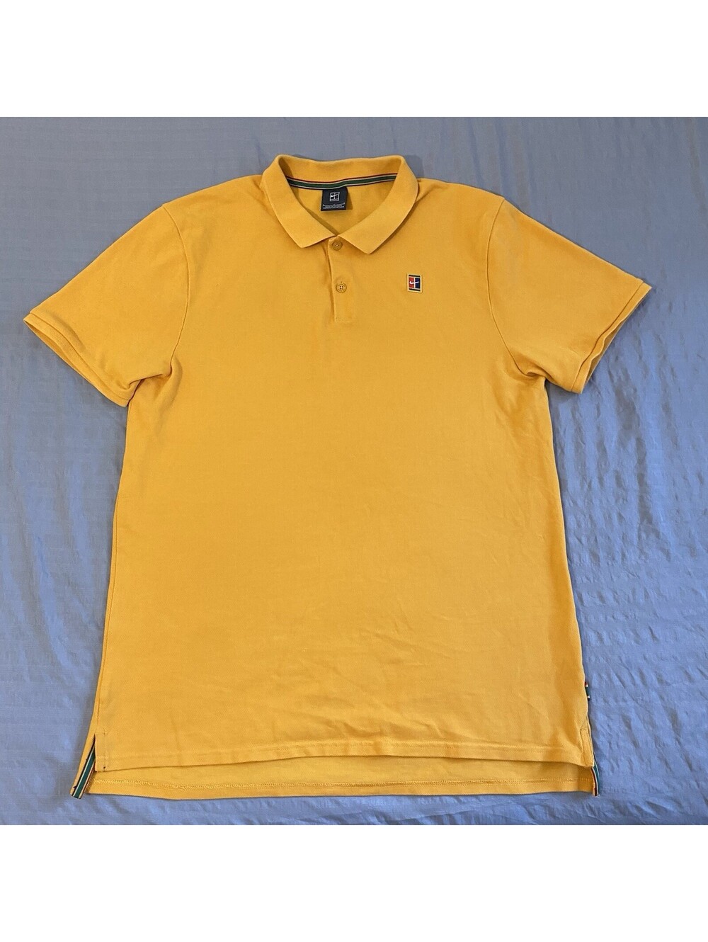 VTG 90s Nike Challenge Court Tennis Polo Shirt, Classic Orange Mens Large Agassi
